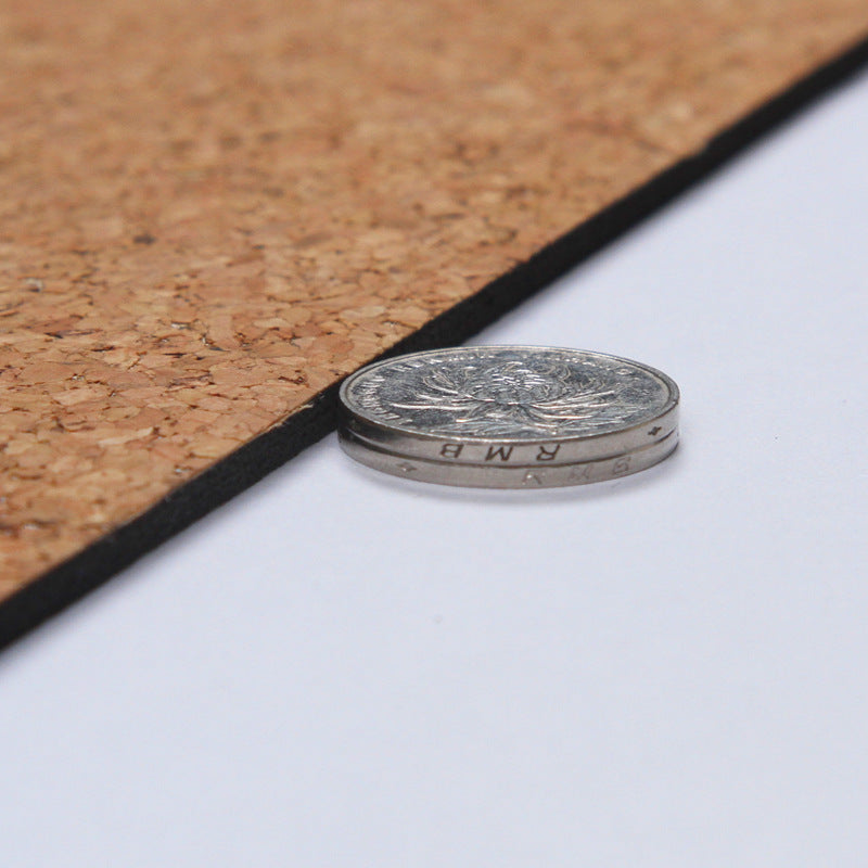 Natural rubber yoga mat underside grip layer