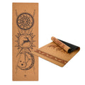 Nordic cork natural rubber yoga mat eco-friendly